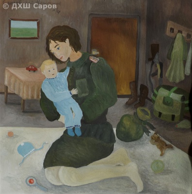 На побывку с фронта- Крылевская Анастасия, 13 лет.JPG